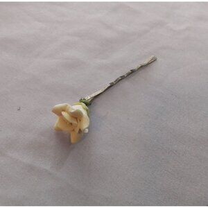 Vintage Rose Flower Hair Bobby Pin